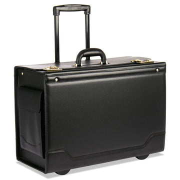 STEBCO Rolling Catalog Case, 21 3-4 X 15 1-2 X 9 3-4, Black freeshipping - TVN Wholesale